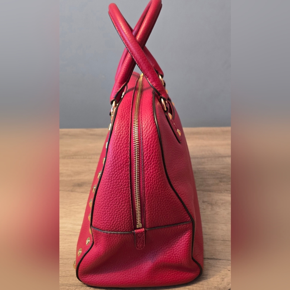 Michael Kors Sandrine Studded Satchel - Picture 14 of 14